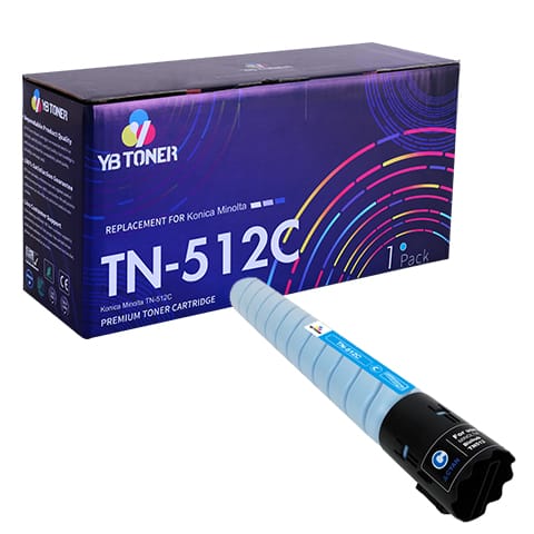Konica Minolta TN512C Cyan Toner
